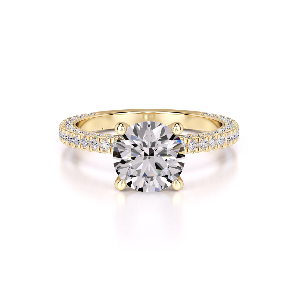 Amanda Lab Grown Diamond Ring | Yellow Gold | 1