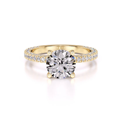 Amanda Lab Grown Diamond Ring | Yellow Gold | 1