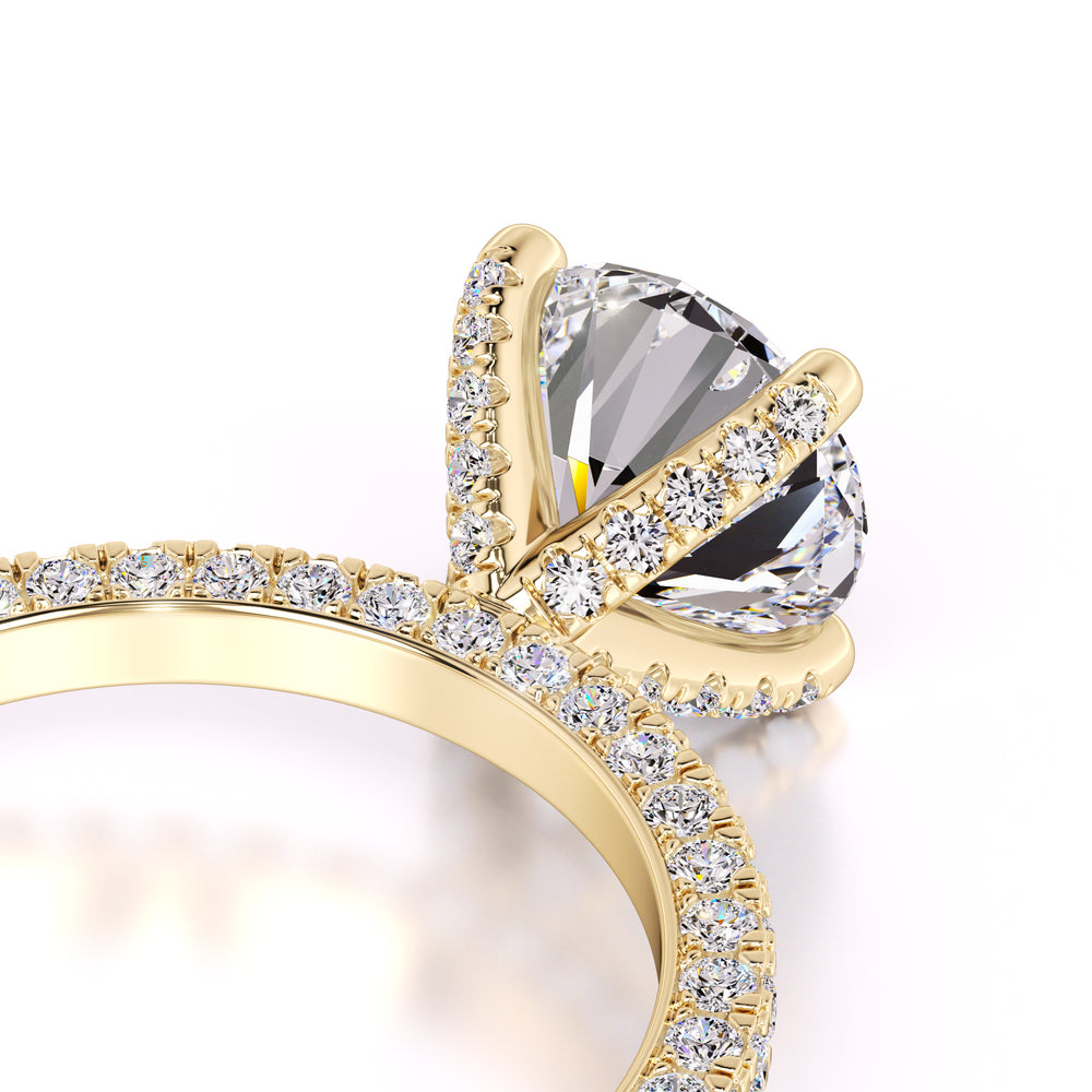 Amanda Lab Grown Diamond Ring | Yellow Gold | 2