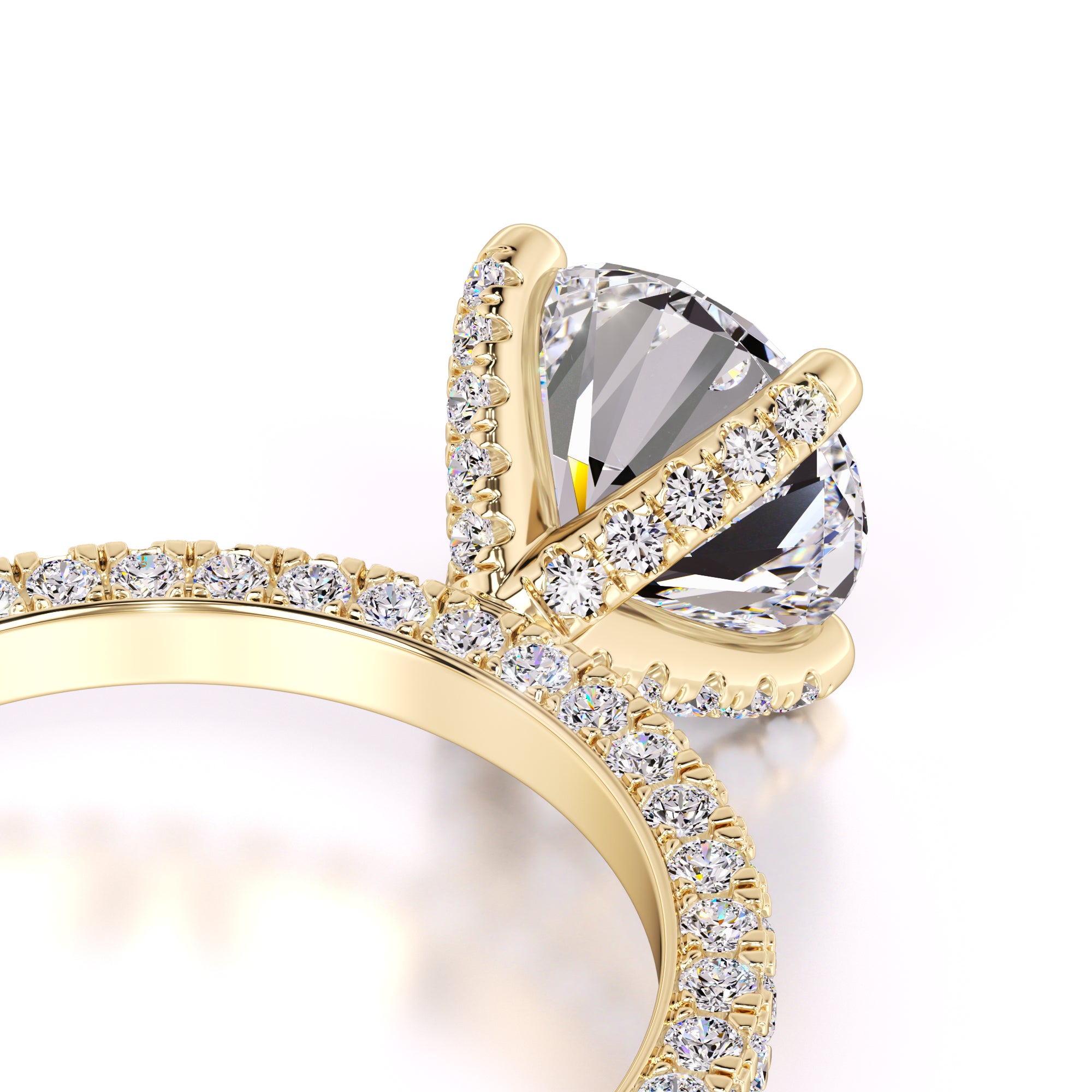 Amanda Lab Grown Diamond Ring | Yellow Gold | 2