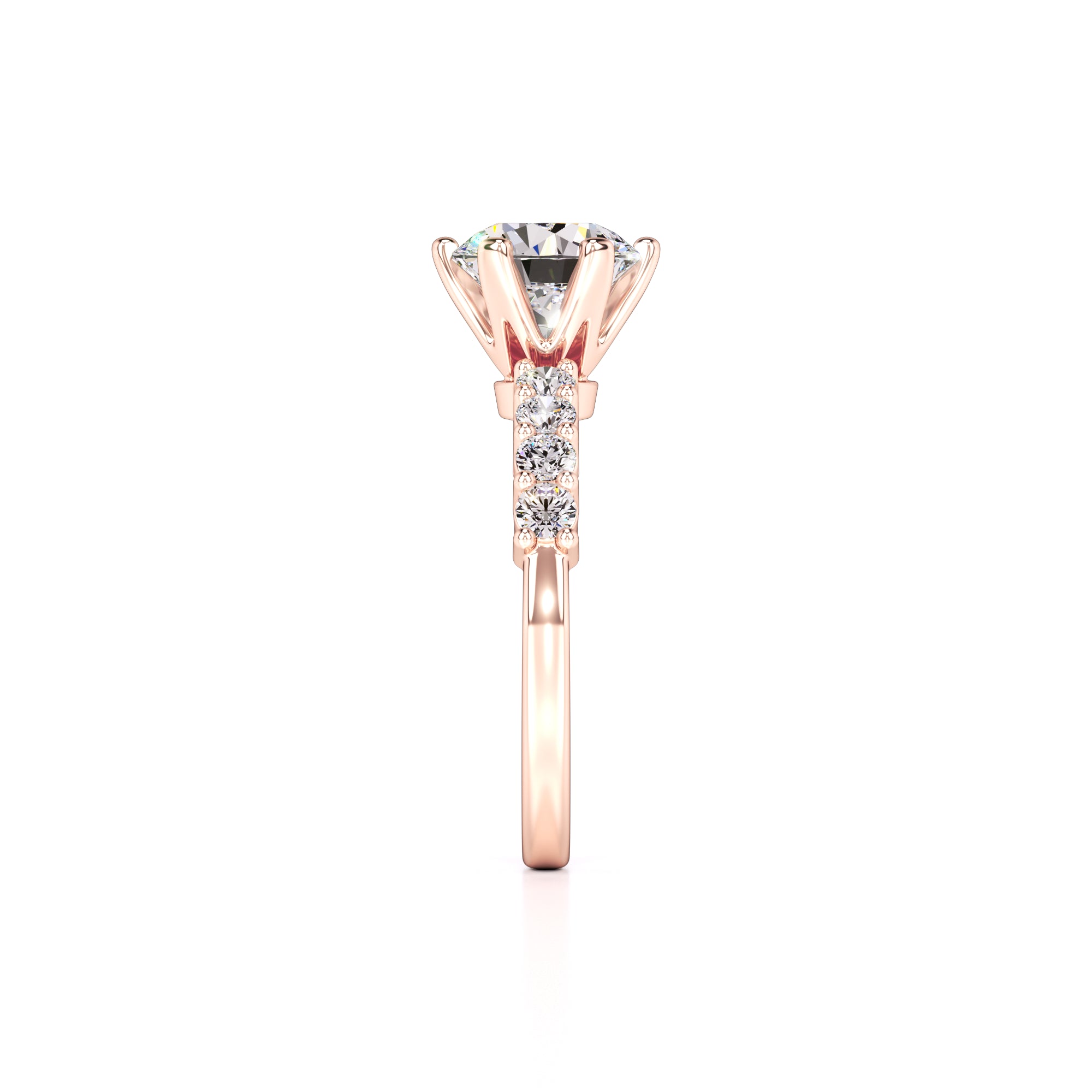 Allison Lab Grown Diamond Ring | Rose Gold | 4