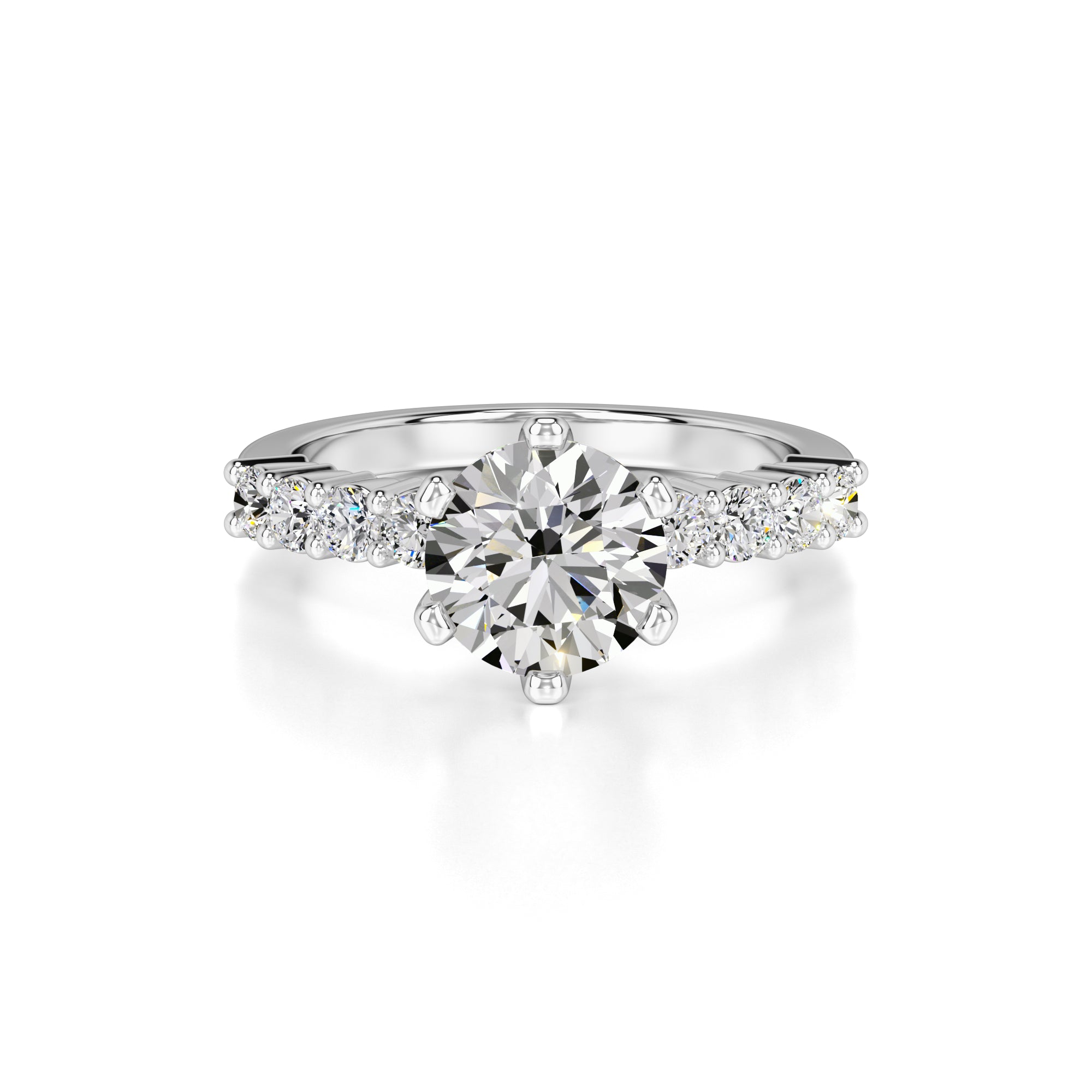 Allison Lab Grown Diamond Ring | White Gold | 1