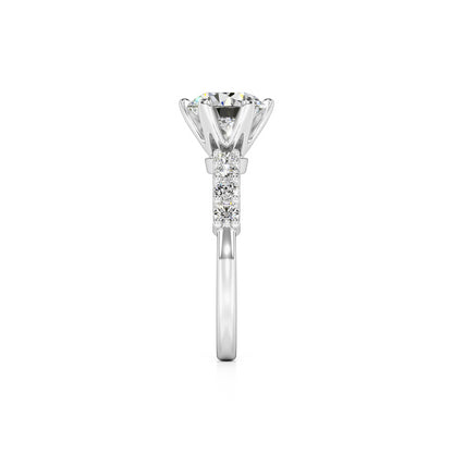 Allison Lab Grown Diamond Ring | White Gold | 4