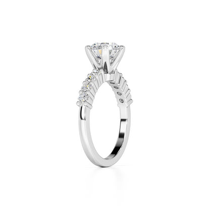 Allison Lab Grown Diamond Ring | White Gold | 3