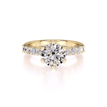 Allison Lab Grown Diamond Ring | Yellow Gold | 1