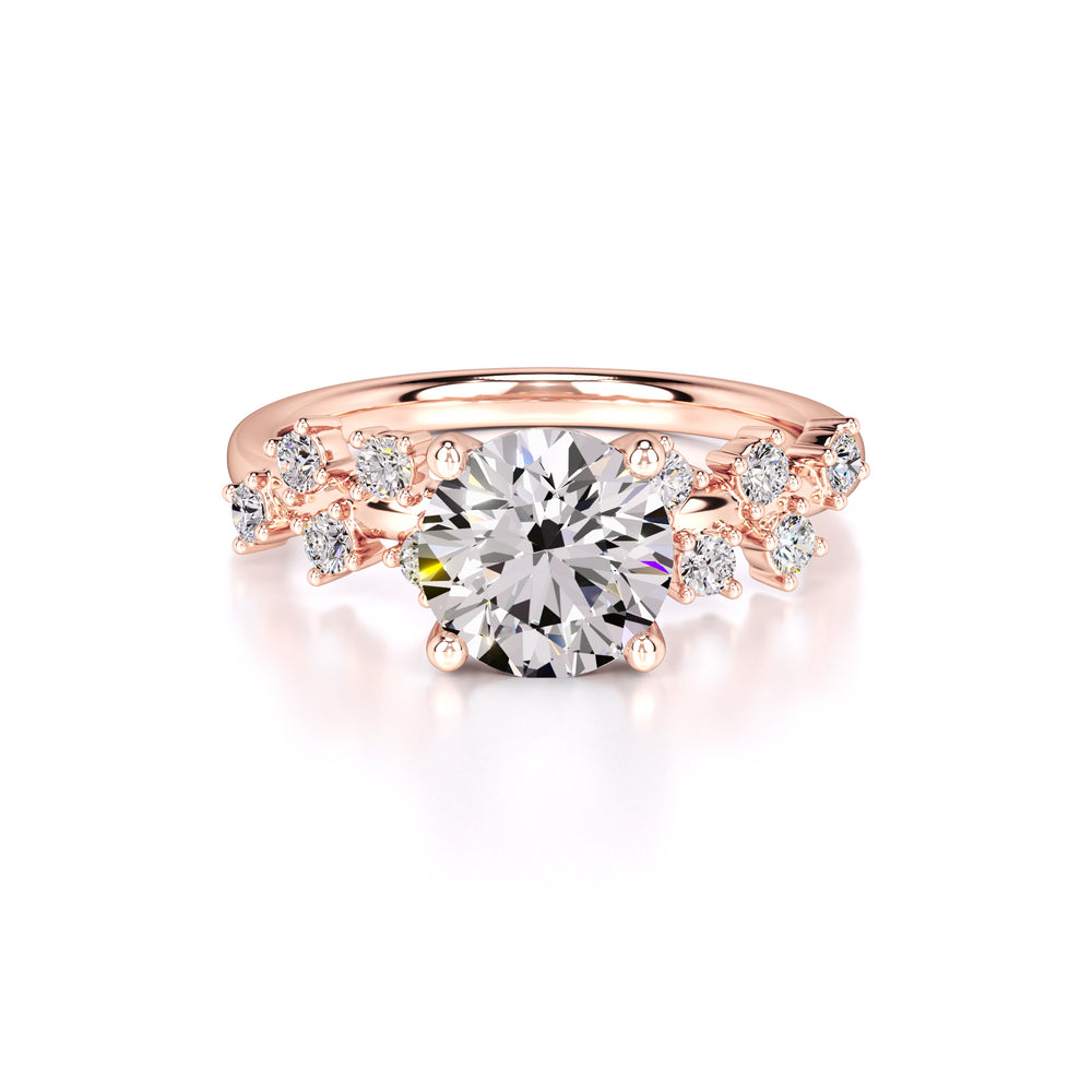 Carmen Lab Grown Diamond Ring | Rose Gold | 1