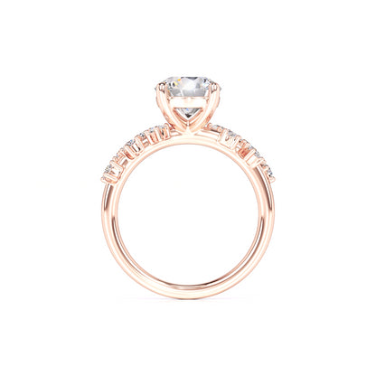 Carmen Moissanite & Lab Grown Diamond Ring | Rose Gold | 4