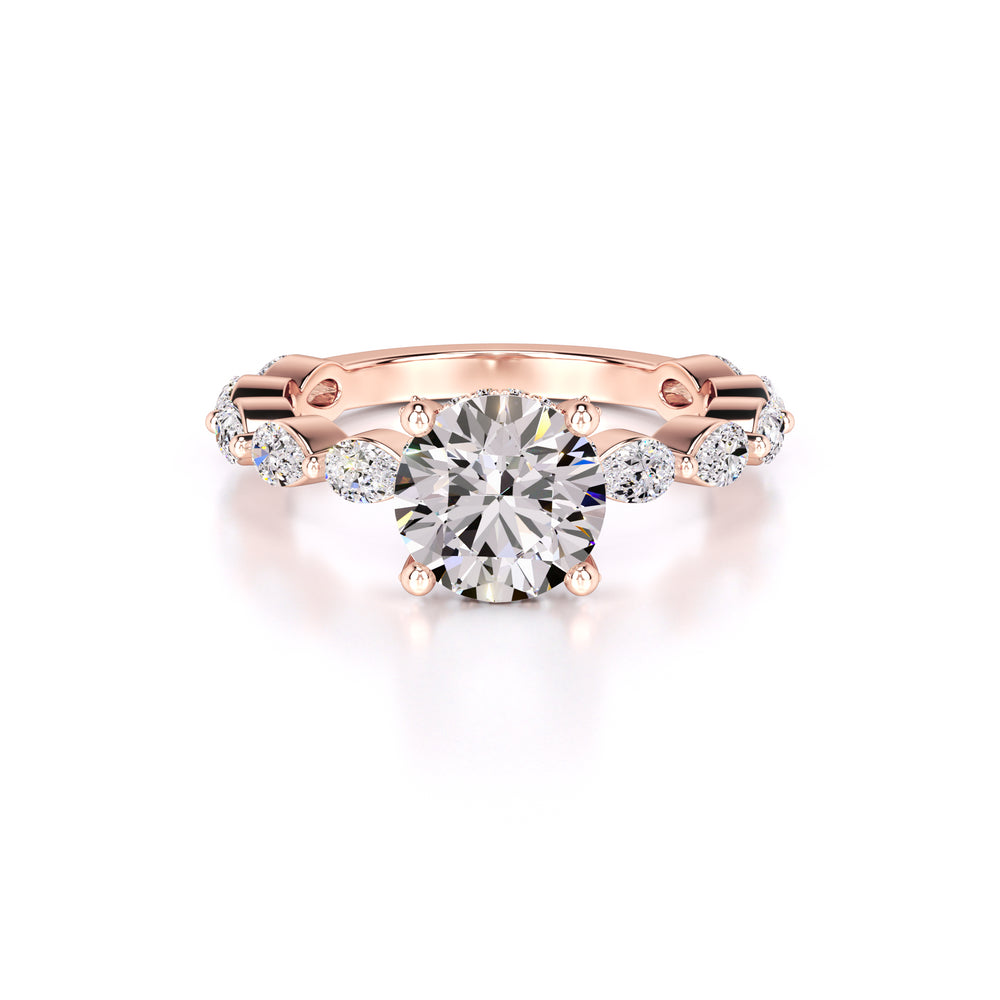 Sarah Lab Grown Diamond Ring | Rose Gold | 1