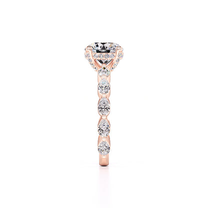 Sarah Lab Grown Diamond Ring | Rose Gold | 4