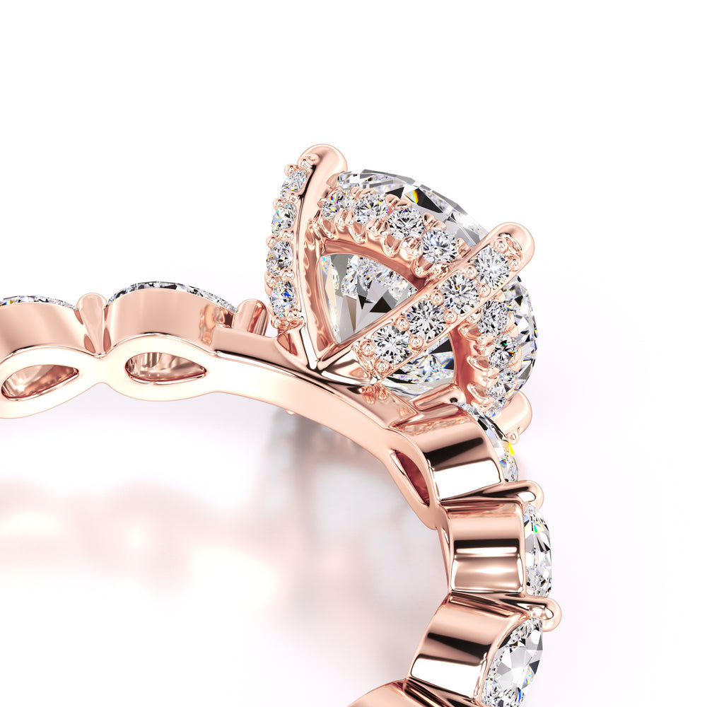 Sarah Lab Grown Diamond Ring | Rose Gold | 2