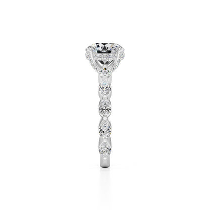 Sarah Lab Grown Diamond Ring | White Gold | 4