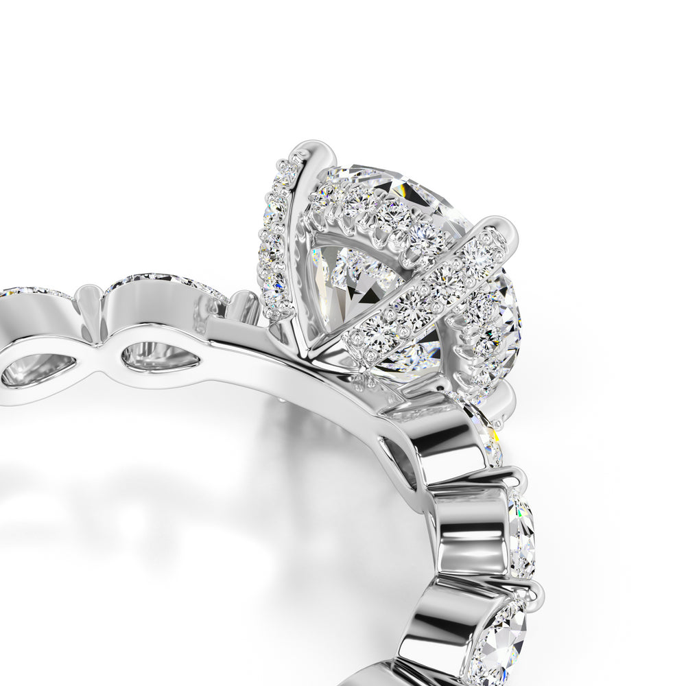 Sarah Lab Grown Diamond Ring | White Gold | 2