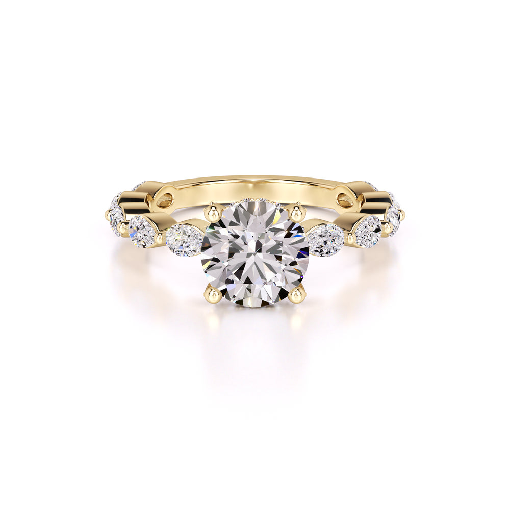 Sarah Lab Grown Diamond Ring | Yellow Gold | 1