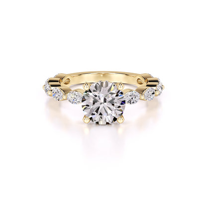 Sarah Lab Grown Diamond Ring | Yellow Gold | 1