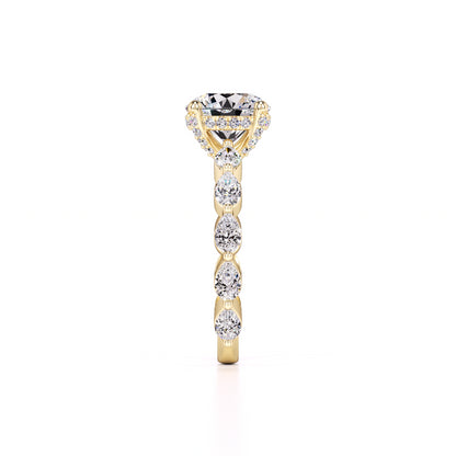 Sarah Lab Grown Diamond Ring | Yellow Gold | 4