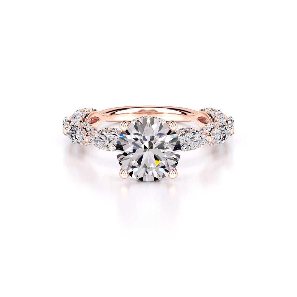 Kiara Lab Grown Diamond Ring | Rose Gold | 1