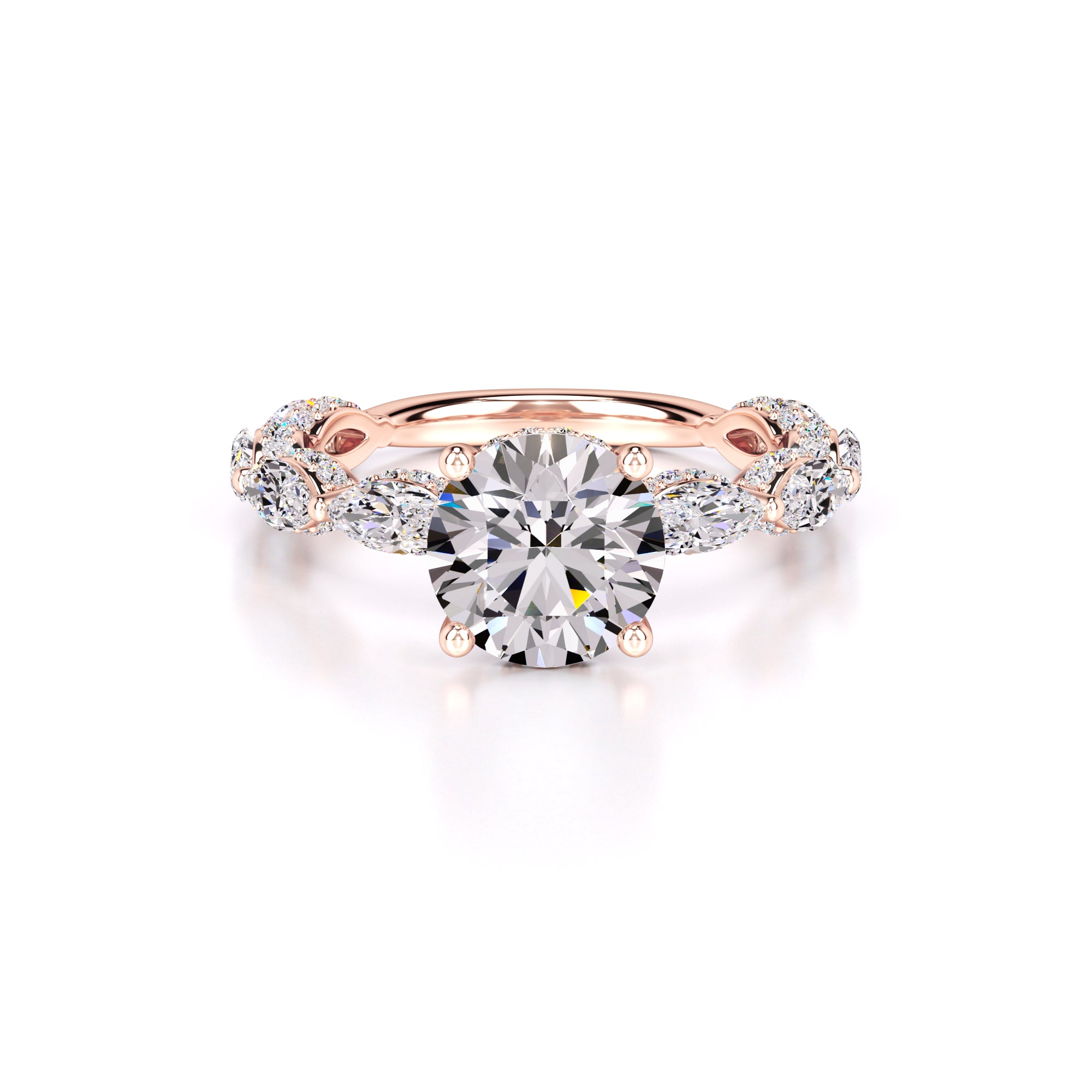 Kiara Lab Grown Diamond Ring | Rose Gold | 1