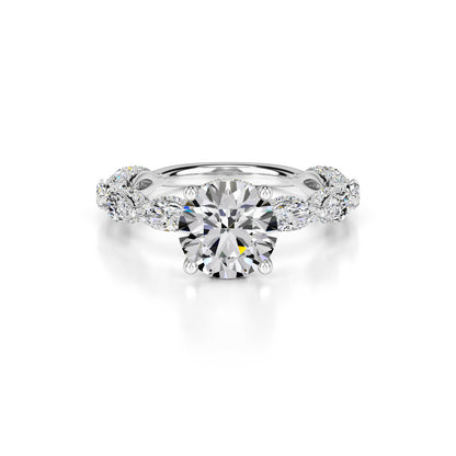Kiara Lab Grown Diamond Ring | White Gold | 1