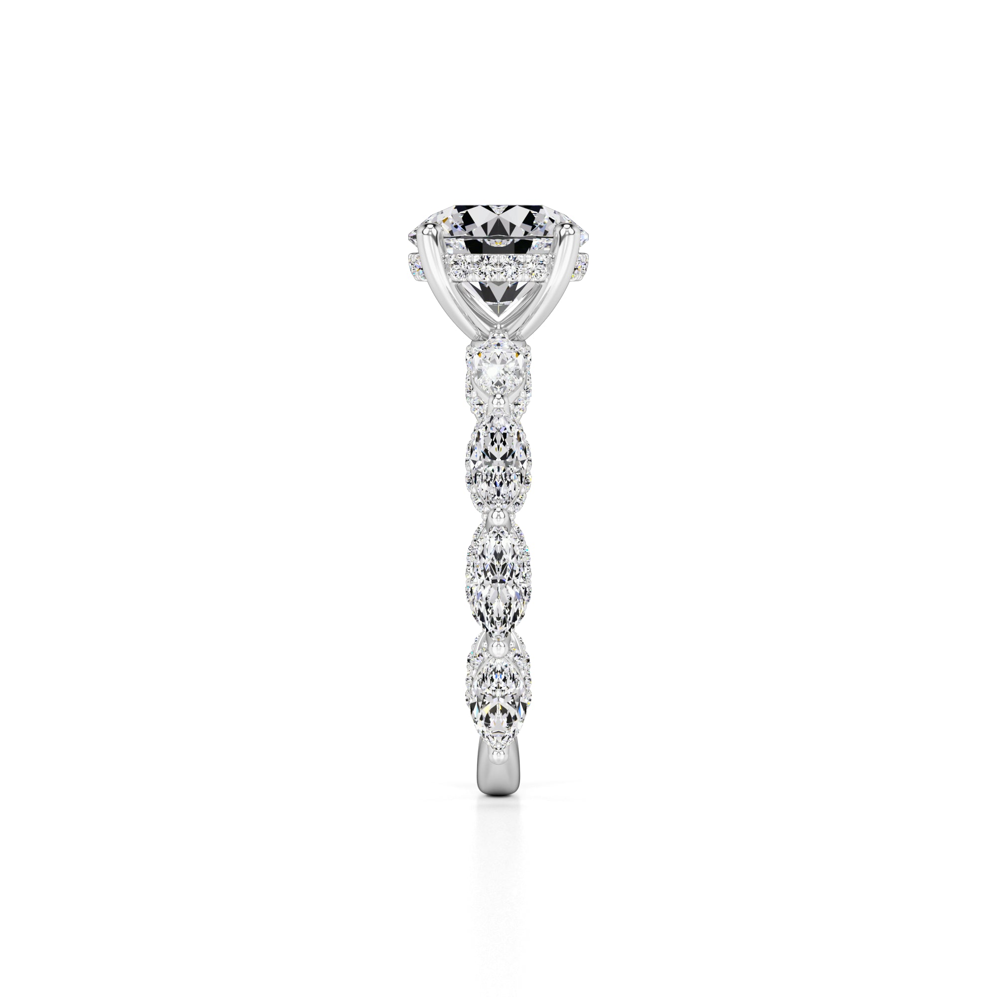 Kiara Lab Grown Diamond Ring | White Gold | 4