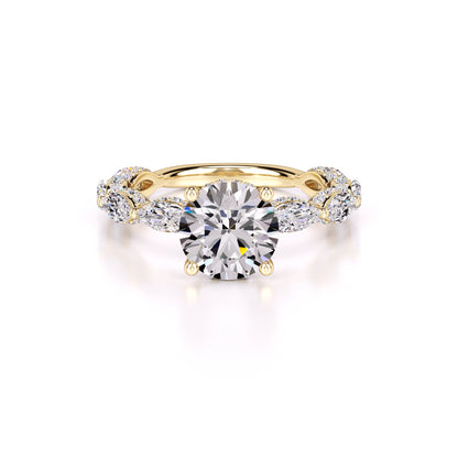 Kiara Lab Grown Diamond Ring | Yellow Gold | 1