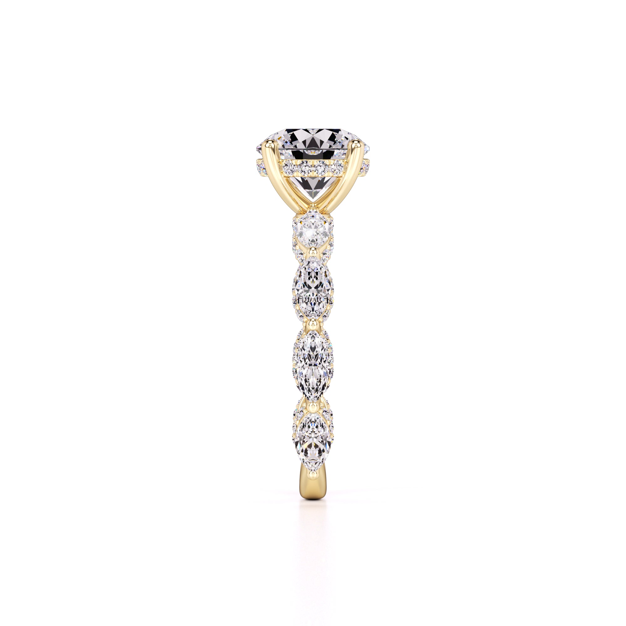 Kiara Lab Grown Diamond Ring | Yellow Gold | 4