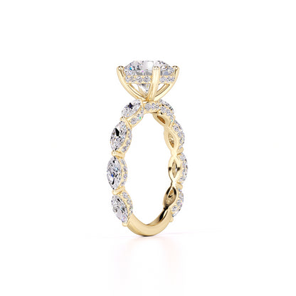 Kiara Lab Grown Diamond Ring | Yellow Gold | 3