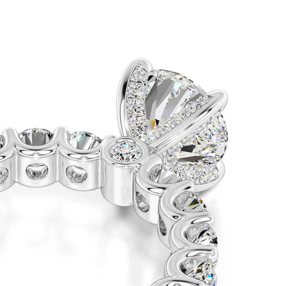 Lila Lab Grown Diamond Ring | White Gold | 2