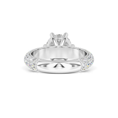 Isla Moissanite & Lab Grown Diamond Ring | White Gold | 3