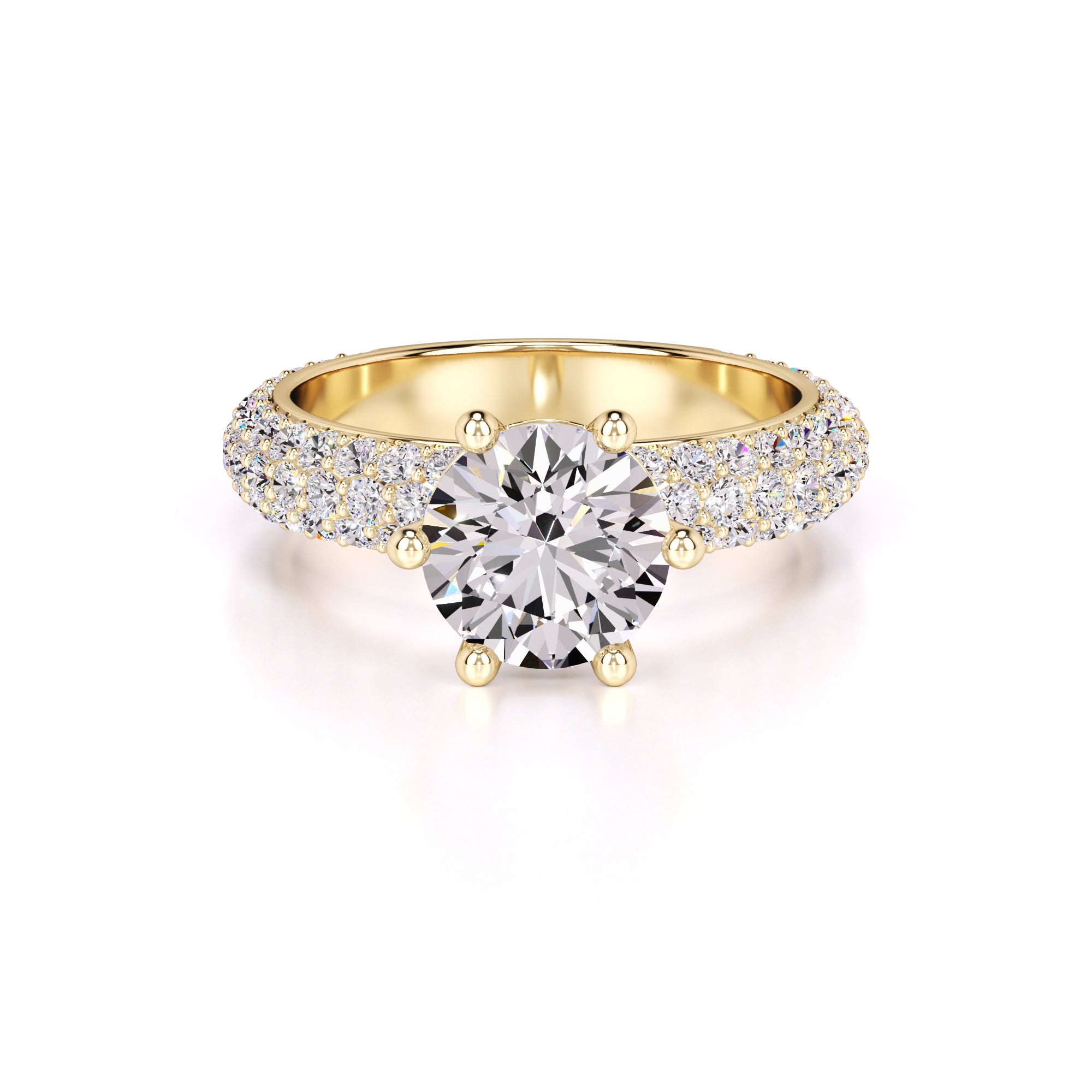 Isla Lab Grown Diamond Ring | Yellow Gold | 1