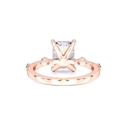 Georgia Moissanite & Lab Grown Diamond Ring | Rose Gold | 3