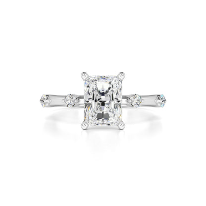 Georgia Moissanite & Lab Grown Diamond Ring | White Gold | 1