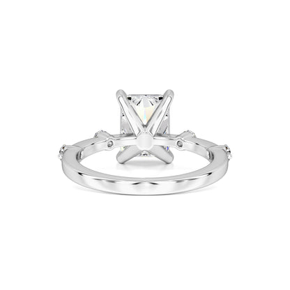 Georgia Moissanite & Lab Grown Diamond Ring | White Gold | 3