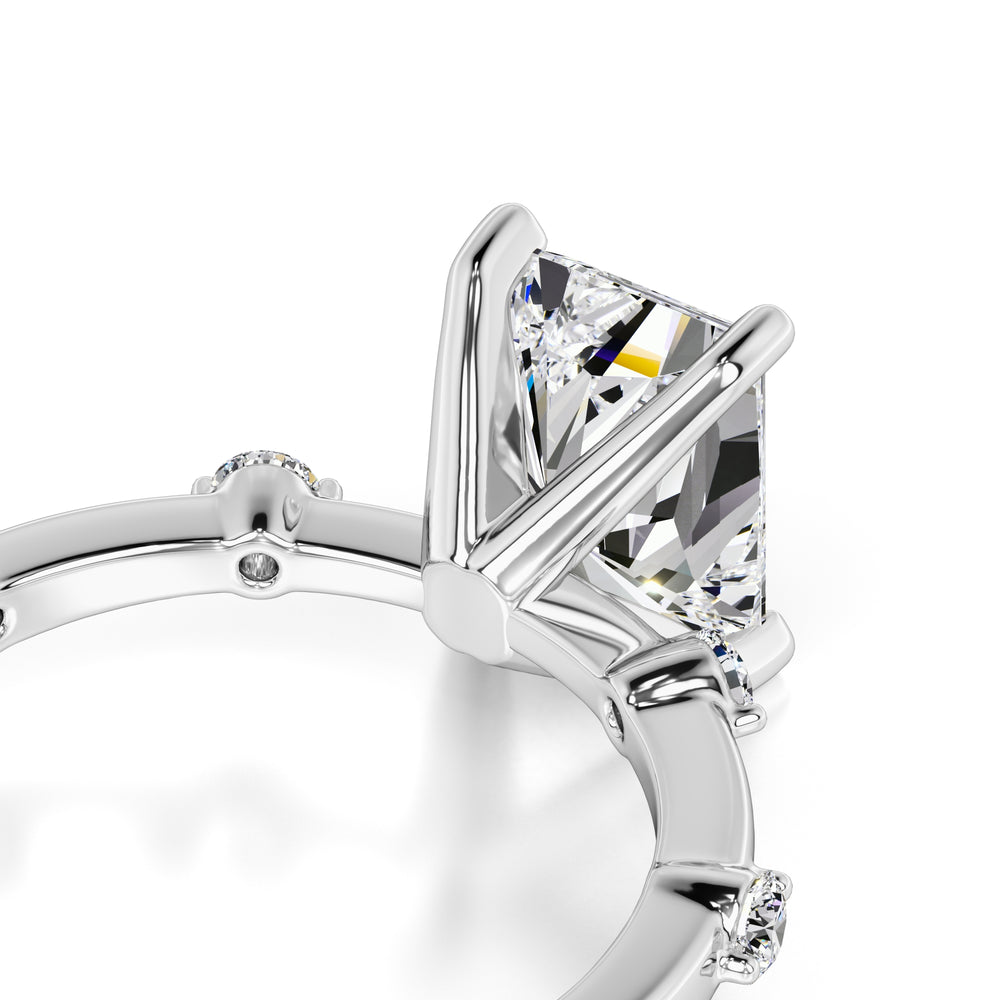 Georgia Moissanite & Lab Grown Diamond Ring | White Gold | 2