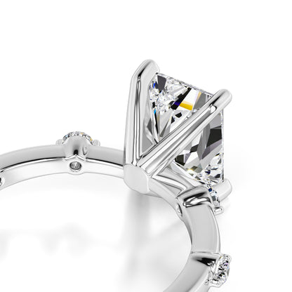 Georgia Moissanite & Lab Grown Diamond Ring | White Gold | 2