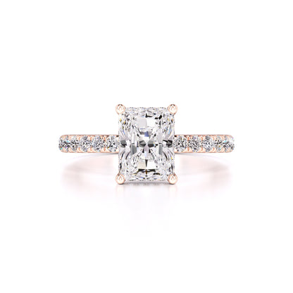 Gracie Moissanite & Lab Grown Diamond Ring | Rose Gold | 1