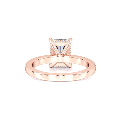 Gracie Moissanite & Lab Grown Diamond Ring | Rose Gold | 3