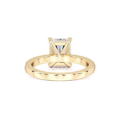 Gracie Moissanite & Lab Grown Diamond Ring | Yellow Gold | 3