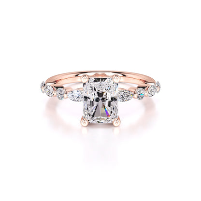 Jade Lab Grown Diamond Ring | Rose Gold | 1