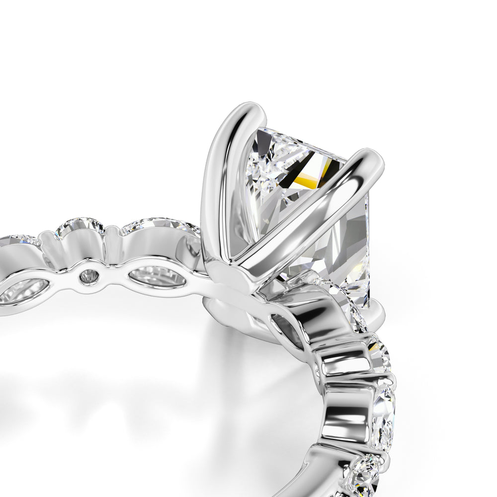 Jade Lab Grown Diamond Ring | White Gold | 2