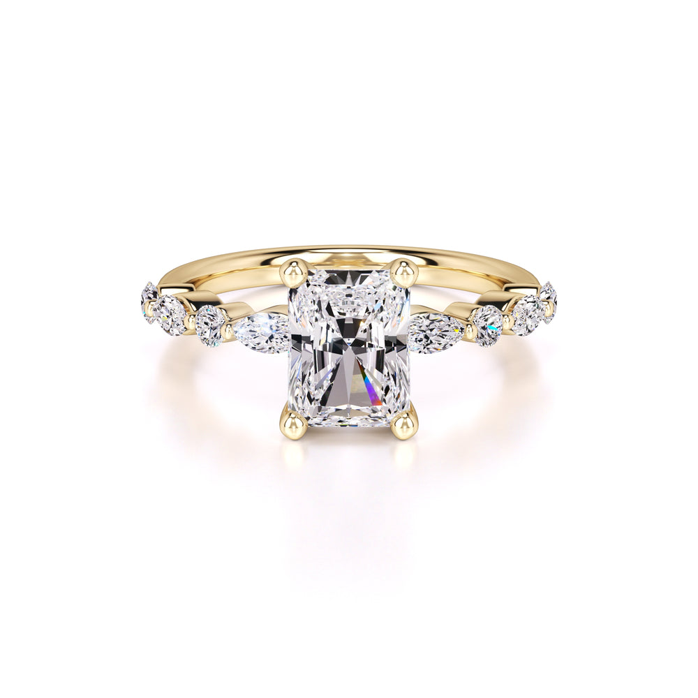 Jade Lab Grown Diamond Ring | Yellow Gold | 1