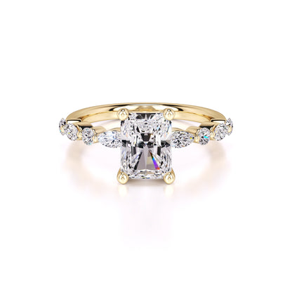Jade Lab Grown Diamond Ring | Yellow Gold | 1