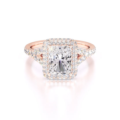 Melanie Lab Grown Diamond Ring | Rose Gold | 1