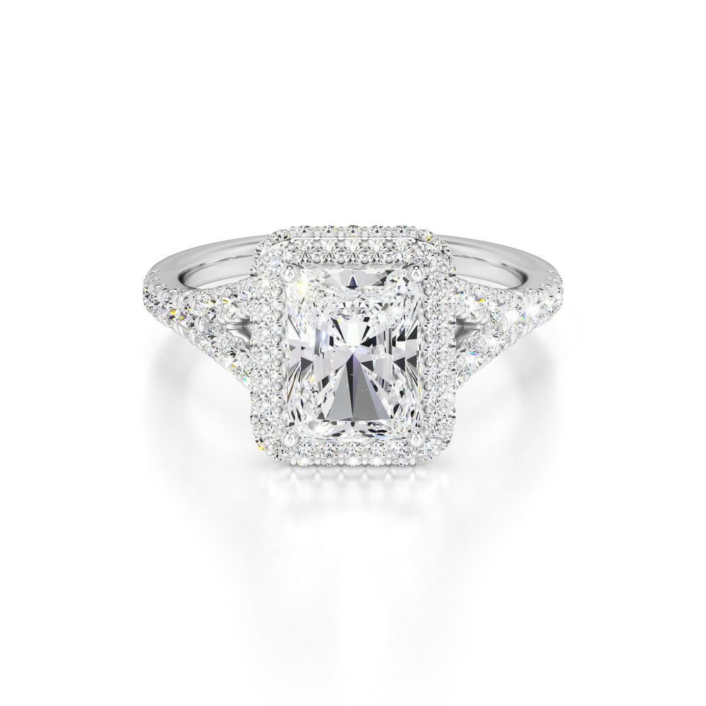 Melanie Lab Grown Diamond Ring | White Gold | 1