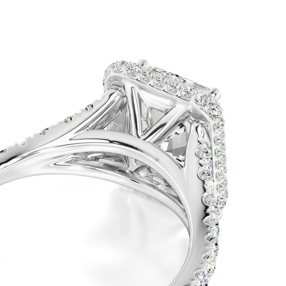 Melanie Lab Grown Diamond Ring | White Gold | 2