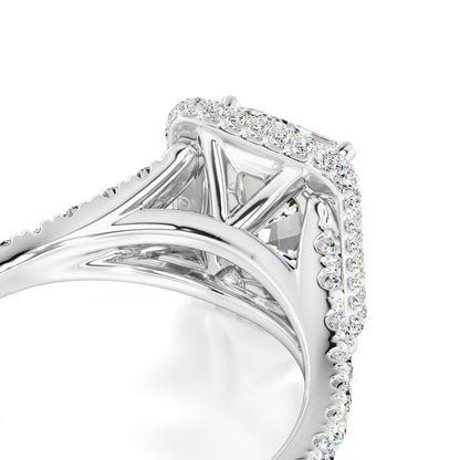 Melanie Lab Grown Diamond Ring | White Gold | 2