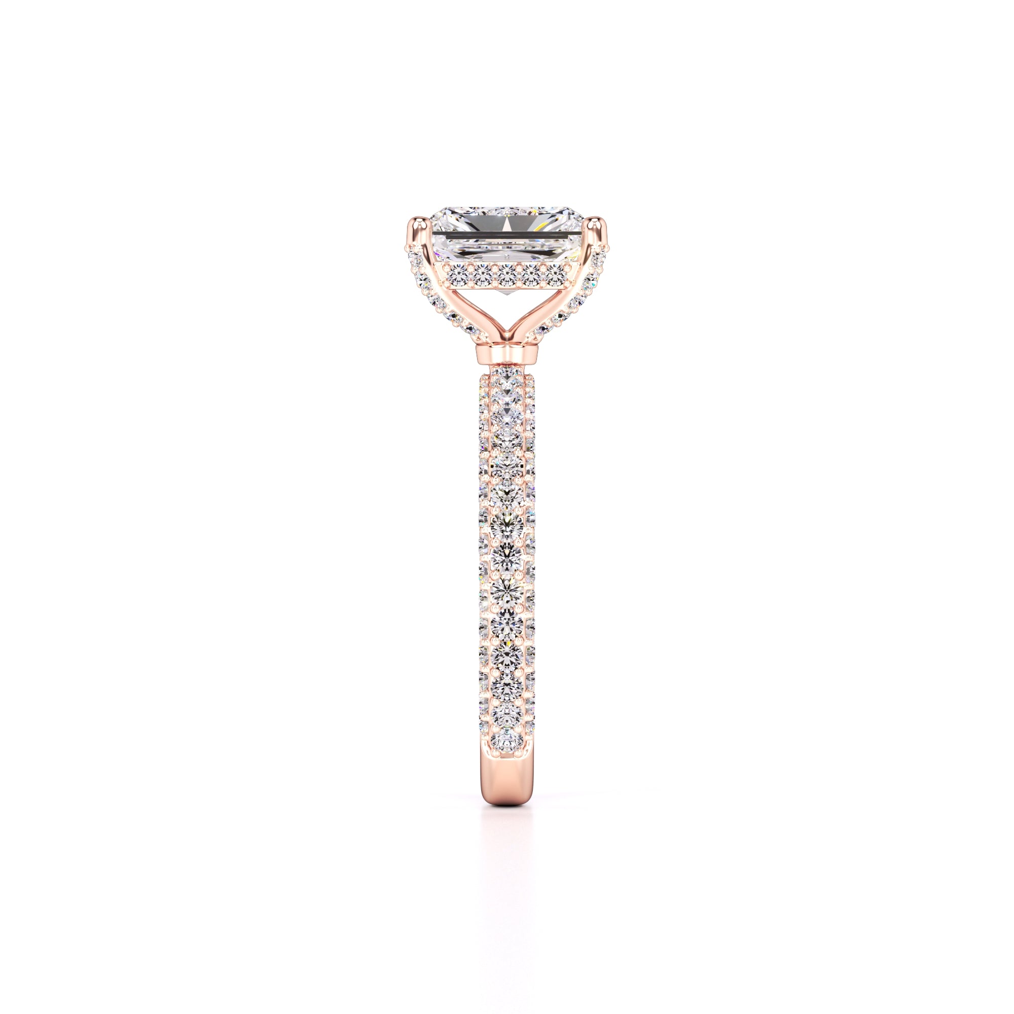 Magnolia Lab Grown Diamond Ring | Rose Gold | 4