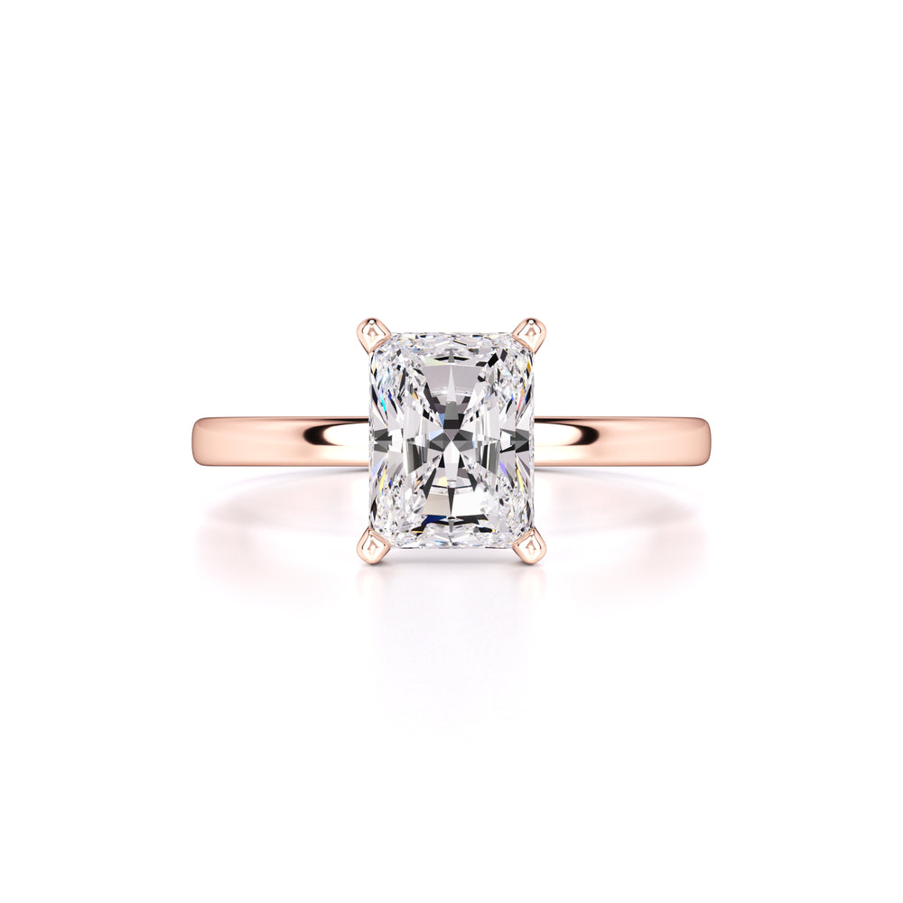 Roxanne Moissanite Ring | Rose Gold | 1