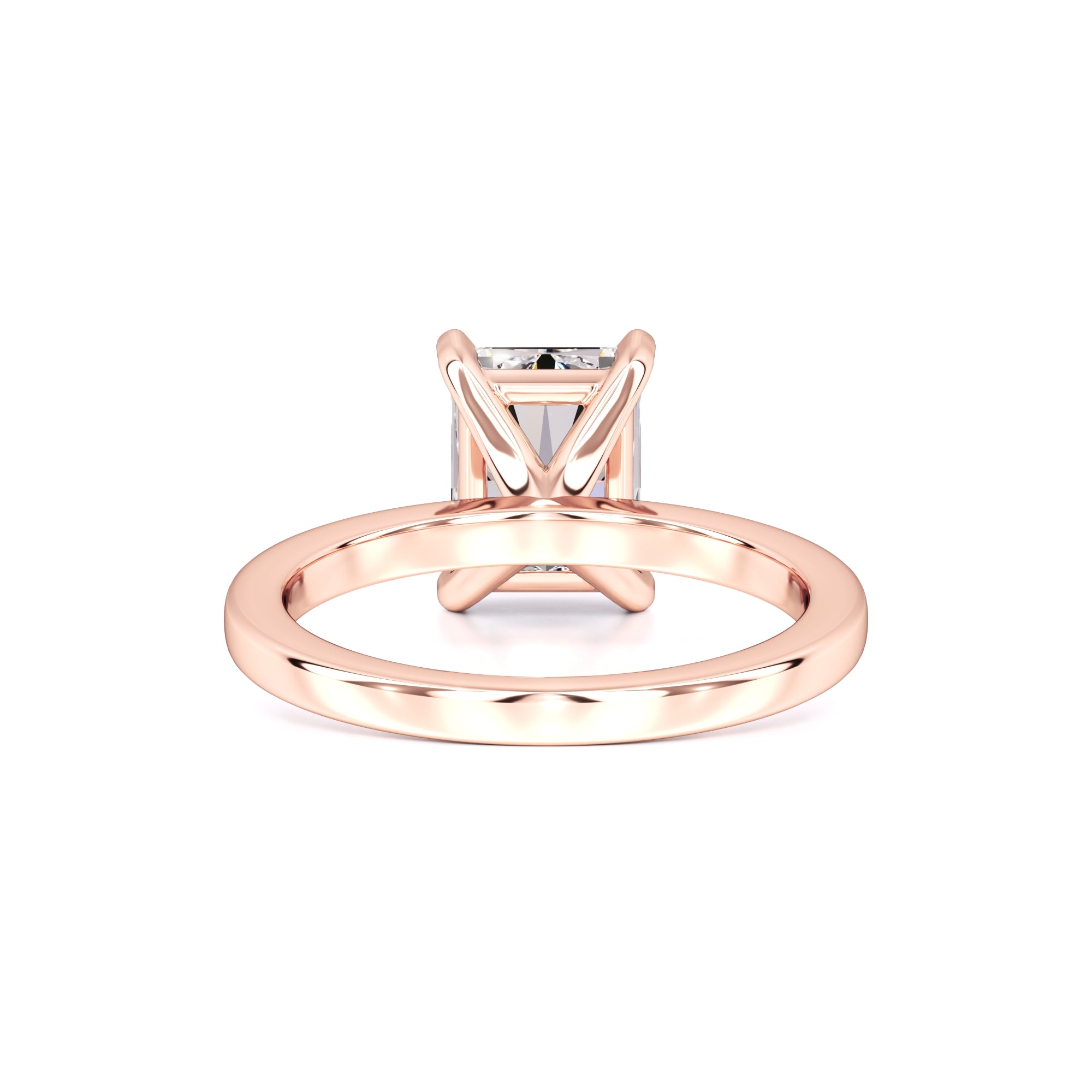 Roxanne Moissanite Ring | Rose Gold | 3