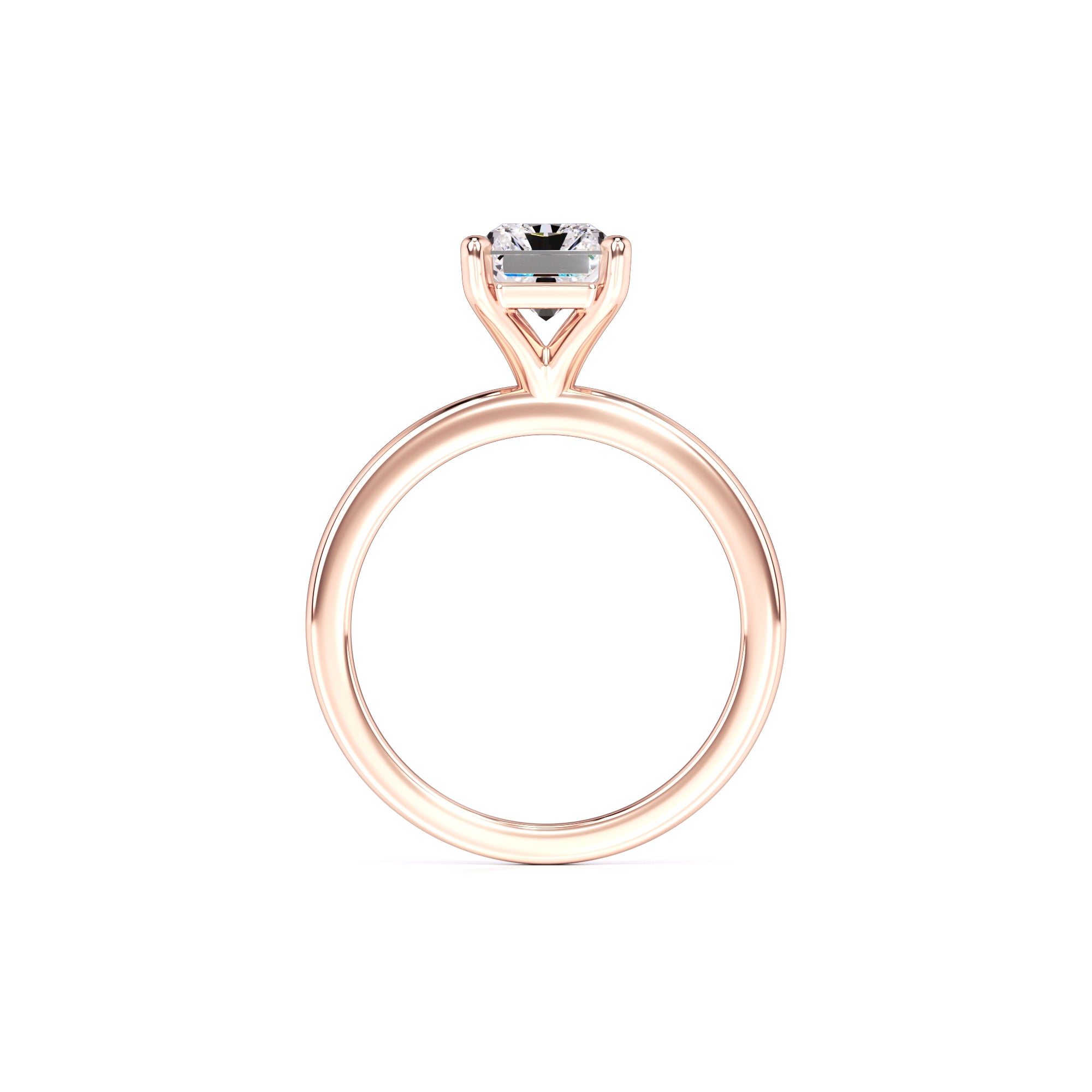 Roxanne Moissanite Ring | Rose Gold | 4