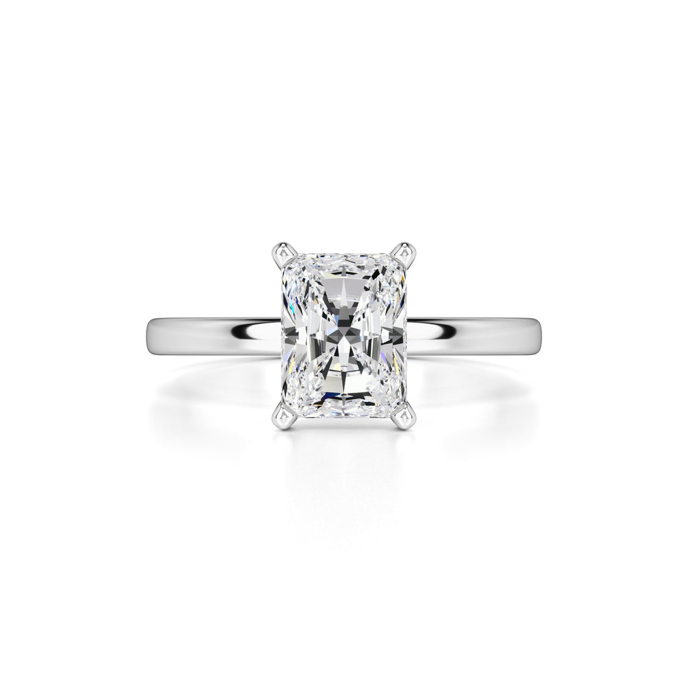 Roxanne Moissanite Ring | White Gold | 1